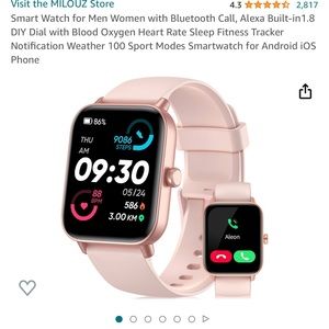 Smart Watch for Men Women with Bluetooth Call,Alexa